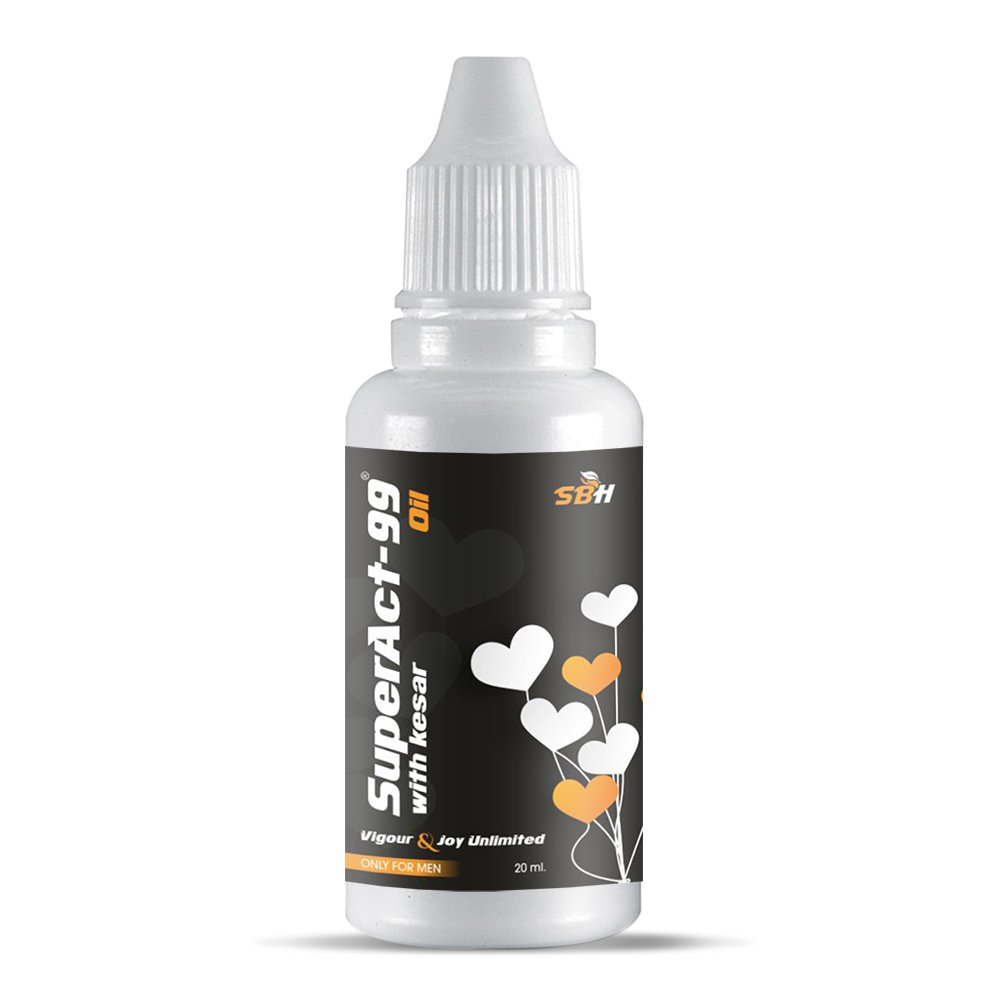 SuperAct®-99 oil and Stamina & Power Booster Capsules for Men - Quantity 60 - Image 2